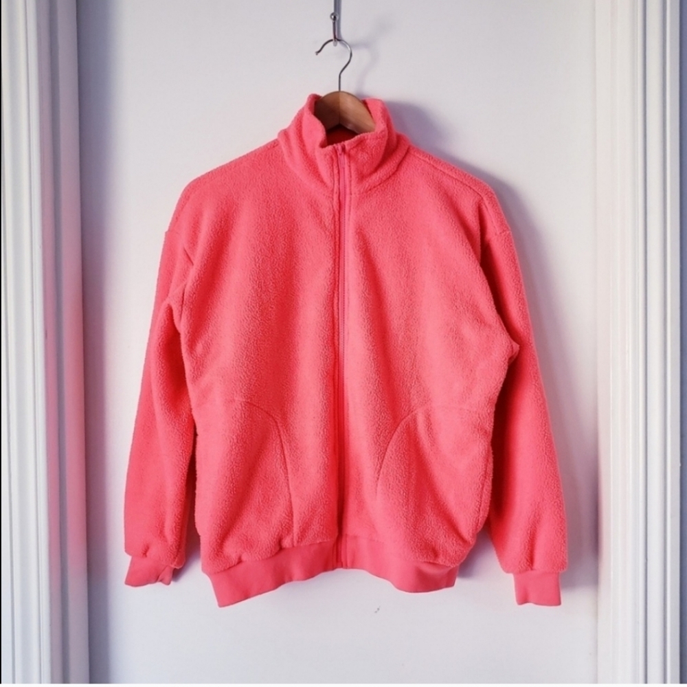 Urban Outfitters  Fleece Zip Up Jacket Sz XS